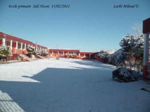 Sidi Hosni sous la neige 15/02/2012