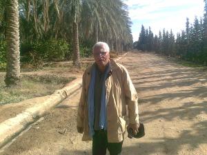Hassan Bouaballah dans la pameraie luxueuse 'El-hAMRA