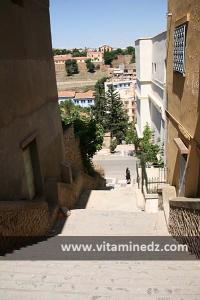 La ville de Tiaret, et ses escaliers
