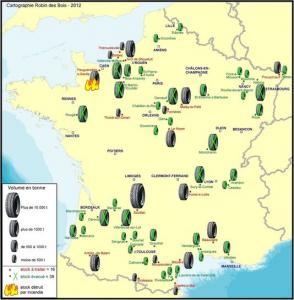 Planète - France: Quatre millions de pneus valorisés à partir de stocks à l'abandon