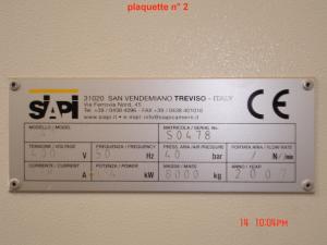 A VENDRE des machines de soufflage de la marque SIAPI