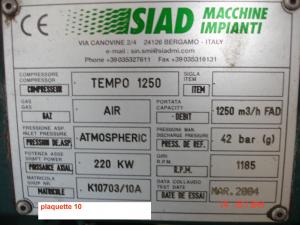 A VENDRE des machines de soufflage de la marque SIAPI