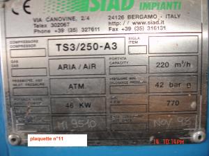 A VENDRE des machines de soufflage de la marque SIAPI