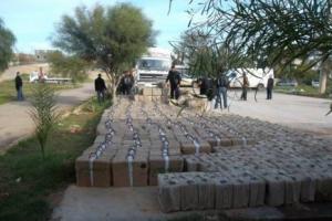 Maghnia (Tlemcen) -  Près de 19 tonnes de résine de cannabis saisies sur la frontière