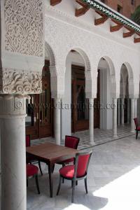 Hotel Tlemcen Les Zianides, Patio réalisé par Fernand Pouillon en 1975