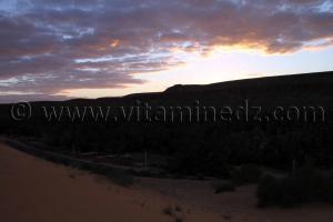 taghit l\'enchanteresse Oasis bordee par oued Zousfana