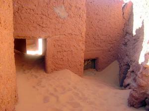 Silting of the city of Ighzer.