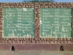 Rond point de Timimoune Wilaya de Adrar