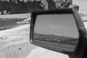 Paysage dans le rétroviseur