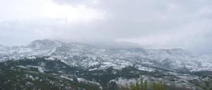 Les monts du Dahra ( Bissa ) sous la neige,février 2012