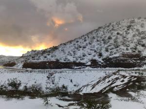 la neige sur les hauteurs de Temdrara