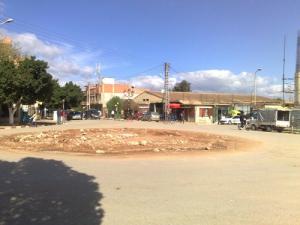 rénovation du rond-point