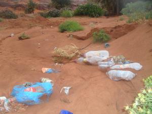 التلوث ظاهرة تجتاح سد تيوت تيوت