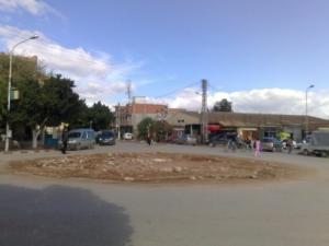 rénovation du rond-point