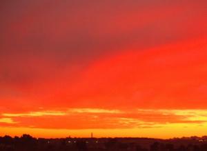 Coucher de soleil a laghouat