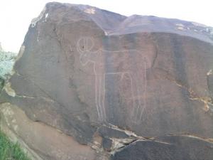 mouton gravure sur pierre