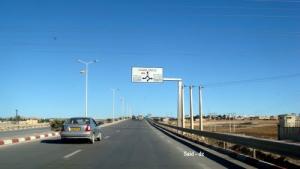 Route en Oum el bouaghi et ain el baidha