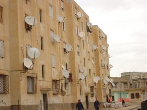 Ain Beida, Dishes begging the sky!!