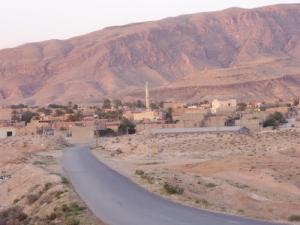 l'entrée de la ville de M'Chouneche