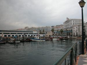 Old city behind Port