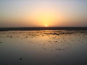 couché à l'oued de Béni-Abbes