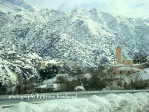 oued el bared sous la neige (TIZMALINE)