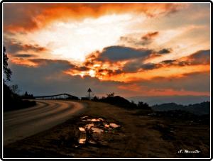 Kabylie_ Aïn El Hammam...Coucher de Soleil...