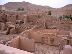 Moghrar Ettahtani ou Kalat Cheikh Bouamama, Ksar en ruine photos Juillet 2005