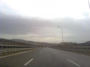 sur le viaduc de bouira