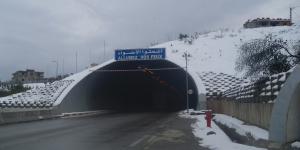 Auto route Est-Ouest vers Bouira sous neige 14-02-2012