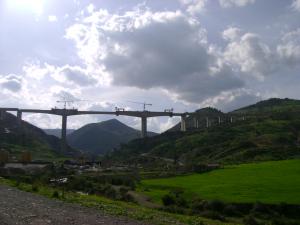 Vaduc Autoroute Est Ouest en chantier