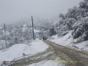 Sanana sous la neige