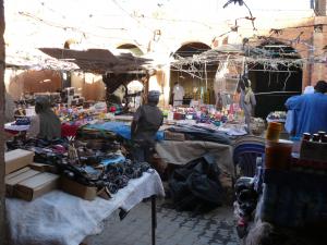 Souk à touristes dans le centre de Tamanrasset