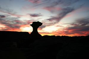 le couché du soleil