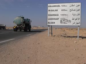 Nationale 1 en direction du Nord