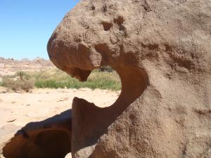 Une superbe roche trouée