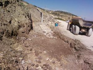 chantier salmat en cour des travaux