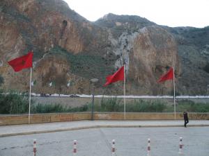 View from Morocco to the Algeria
