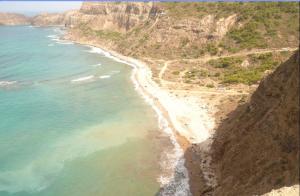 OUED EL HALFA PLAGE VUE AERIENE