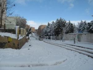 Sétif sous la neige, février 2013