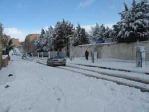 Sétif sous la neige, février 2013