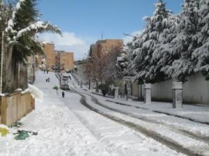 Sétif sous la neige, février 2013