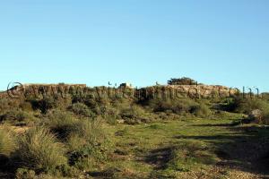 Ancien Fort el Belensi en ruines, sur les hauteurs de Rachgoun