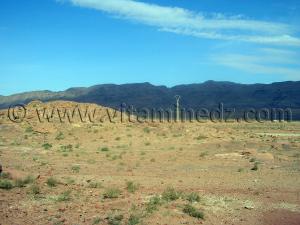 Route de Ain Sefra, montagnes