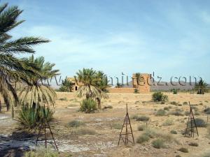 Beni Ounif (Wilaya de Bechar) Station de Train abandonnée, Oued Zousgfana y passe