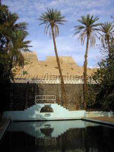 Photo Piscine de Beni Abbes (Wilaya de Bechar) avec la crue de Oued Saoura en Novemvre 2006