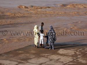 Photos de Beni Abbes (Wilaya de Bechar) avec la crue de Oued Saoura en Novemvre 2006