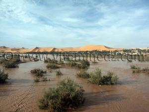 Photos de Beni Abbes (Wilaya de Bechar) avec la crue de Oued Saoura en Novemvre 2006