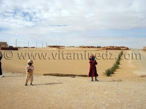 Entrée de Guentour, village à 70 km de Timimoun, Wilaya d\'Adrar