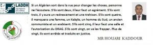 SYSTEME ALGERIEN et HOUARI Kaddour